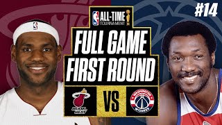 ALLTIME HEAT vs ALLTIME WIZARDS PS5  NBA 2K25 ALLTIME TOURNAMENT EP 14  ROUND 1 GAME 4K [upl. by Steffen]