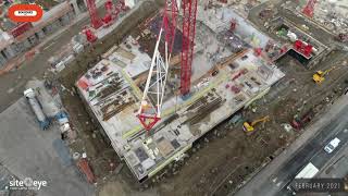 Hallsville Quarter Canning Town  Drone footage  February 2021 [upl. by Ahsila383]