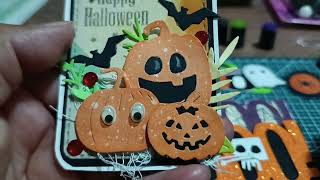 RESEÑA DE TROQUELES Y SELLOS ALIEXPRESS🎃👻🍁TEMÁTICA HALLOWEEN🍂🕷️🕸️☠️💀🌿🌱🍃 [upl. by Kataway129]