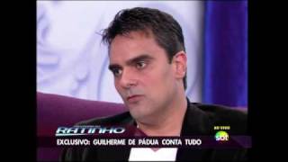 Parte 1 Entrevista de Guilherme de Pádua ao Ratinho no SBT [upl. by Eiuqnom]