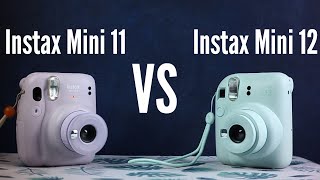 Fujifilm Instax Mini 11 vs 12 Comparison [upl. by Habeh]