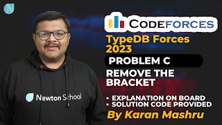 Codeforces TypeDB Forces 2023  Problem C  Remove The Bracket Solution Explanation  Code Hindi [upl. by Lenox516]