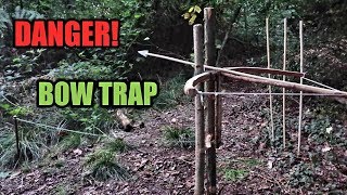 Bow Trap  Lethal  Primitive  Survival [upl. by Yrrad]