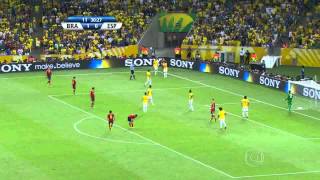 Final da Copa das Confederações 2013  Brasil 3 x 0 Espanha Tetra Campeão [upl. by Esinnej]