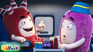 Seronok di Dalam Pesawat  Oddbods  Cute Cartoons for Kids Oddbods Malay [upl. by Napier]