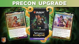 “Virtue and Valor” Wilds of Eldraine Precon Upgrade Guide  The Command Zone 556  MTG EDH Magic [upl. by Herstein]