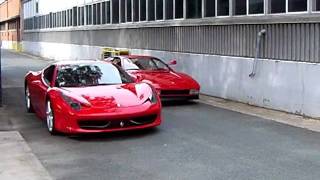 Ferrari Testarossa and 458 Italia [upl. by Eart]