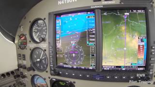 A Brief InFlight Introduction to the Garmin G500 in the Piper PA46 Mirage Aircraft [upl. by Westley]