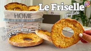 FRISELLE freselle o frise ricetta FACILE  come fare in casa le FRISELLE la cena ESTIVA PUGLIESE [upl. by Solohcin]