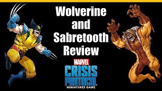 Wolverine and Sabretooth Review for Marvel Crisis Protocol [upl. by Bajaj]