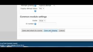 Tutorial How To Add a Captivate Scorm Package To Moodle 22 [upl. by Xuerd524]