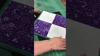 Quilt Block Tutorial 001  Disappearing 4 Patch [upl. by Gnilsia]