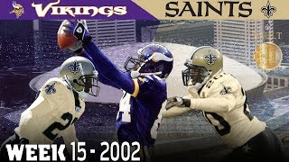 Randy Moss Clutch Superdome Day Vikings vs Saints 2002  NFL Vault Highlights [upl. by Watanabe]