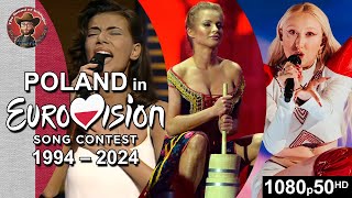 Poland 🇵🇱 in Eurovision Song Contest 19942024 [upl. by Tosch]