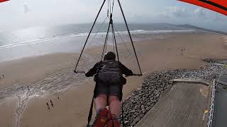 Hang Gliding Aberavon on August Bank holiday [upl. by Jordison]