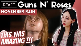 Guns N Roses  November Rain  First Time Reaction [upl. by Nessej]