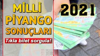 2021 MİLLİ PİYANGO BİLET SORGULAMA [upl. by Areic822]