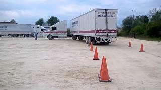 Roadmaster Truck Driving School Backing a truck [upl. by Abott]