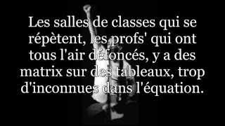 saez les cours des lycées paroles  clip [upl. by Neerehs]