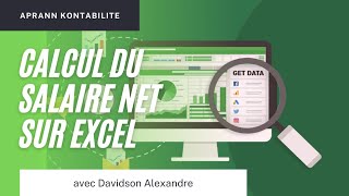 Comment calculer rapidement et de façon automatique le salaire net sur Excel  Aprann kontabilite [upl. by Eenaffit]