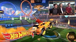 First Look Hot Wheels Rocket League Arena Exclusive Gameplay Preview  HotWheels [upl. by Dyol]