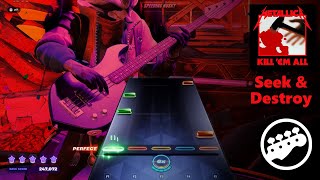 Fortnite Festival Metallica  Seek amp Destroy Expert Bass Flawless Bass Boosted [upl. by Comethuauc]