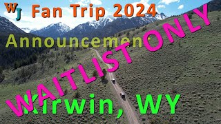 Kirwin Fan Trip Announcement  CLOSED  WAITLIST ONLY [upl. by Christye]