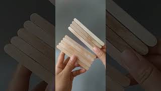 Popsicle stick crafts childrens DIY handicrafts kindergarten parentchild crafts wastetotr [upl. by Agripina]