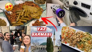 Annemden Denizli’nin meşhur haşhaşlı Yaz Sarması tarifi😍Rutin temizliğim 🧼Gezmeler😍 [upl. by Janna]