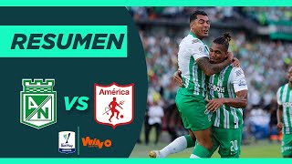 Nacional vs América Goles y Highlights Liga BetPlay Dimayor 20221  Fecha 15 [upl. by Nepets]