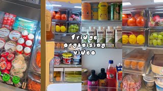 ✨Satisfying fridge organizing and restocking videos 🧊🍨 ASMR satisfying 🎙️ tiktok compilations [upl. by Aneehsat]