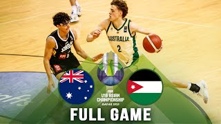 QUARTERFINALS Australia v Jordan  Full Basketball Game  FIBA U16 Asian Championship 2023 [upl. by Lurlene]