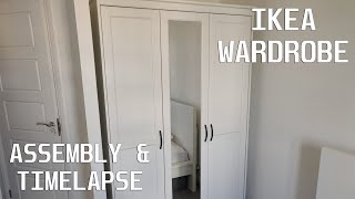 Ikea Wardrobe Assembly Instructions and Time Lapse  How To [upl. by Morlee]