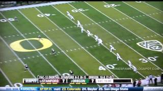 Oregon Highlights vs Stanford 11172012 [upl. by Publea]