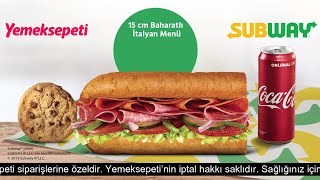 Yemeksepetinden Subwaye Özel Menü [upl. by Rains]