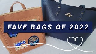 Top 5 Bags of 2022  Madewell Portland Leather Coach Elizo [upl. by Saxena]