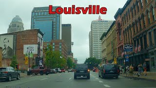 Louisville Kentucky USA Downtown DriveThru [upl. by Ennove894]