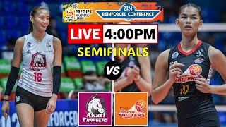 Akari Chargers vs PLDT  Semifinals PVL Reinforced Conference Live Scoreboard [upl. by Leihcey]