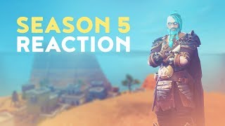 SEASON 5 REACTION Fortnite Battle Royale [upl. by Ontina]