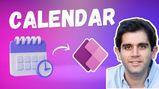 Build CALENDAR Control in POWER APPS in Minutes  Connect to SharePoint List [upl. by Remmus640]