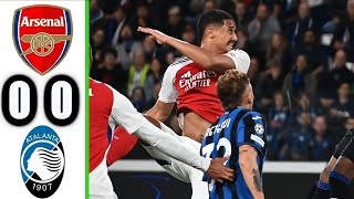 Arsenal vs Atalanta 00  All Goals amp Extended Highlights  UEFA Champions League 2425 [upl. by Hamlet]