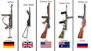 WW2 Submachine Guns [upl. by Mowbray43]