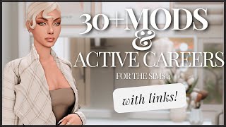 30 MUST HAVE MODS for realistic gameplay  with links  the sims 4 [upl. by Hume]