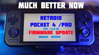 Retroid Pocket 4 PRO Firmware Update ver 10028  Much Better Now [upl. by Charmion]