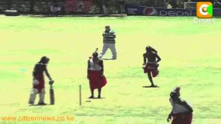 Maasai Cricketers in Mombasa [upl. by Negyam510]