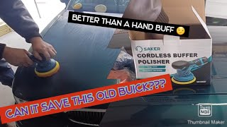 Saker Buffer Polisher See the Resultssaker tools test review cleaning wax polishing buick [upl. by Atima]