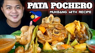 PATA POCHERO COOKING amp MUKBANG MUKBANG PHILIPPINES FILIPINO MUKBANGER [upl. by Mendoza]