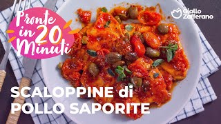 SCALOPPINE di POLLO SAPORITE FACILI VELOCI e GUSTOSISSIME 🤤😍 [upl. by Ojibbob]