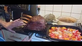 How to roast a large fore rib of beef part 2 Cote de boeuf [upl. by Astera]