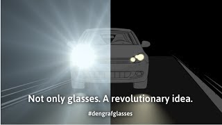 Dengraf Glasses nonglare system for night driving english with subtitle [upl. by Oswell]